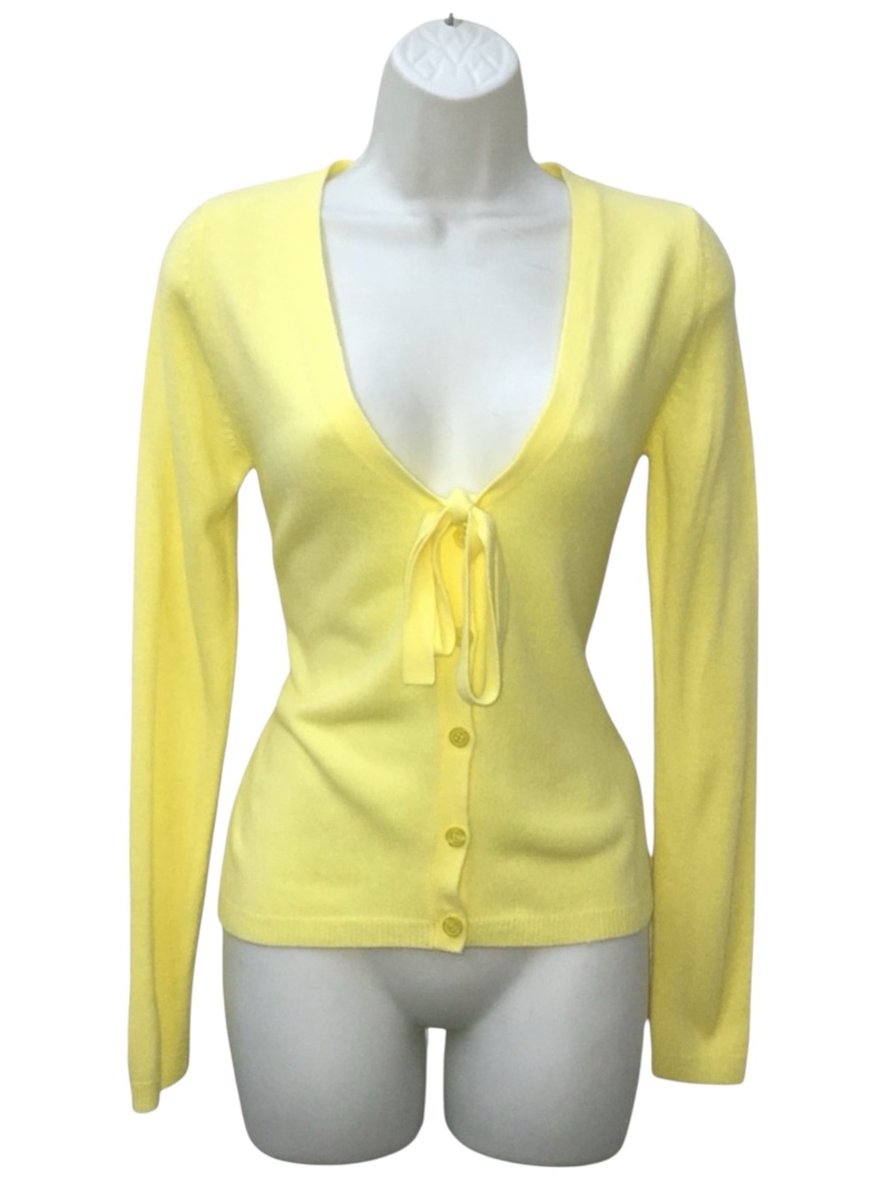 H&M Yellow Lightweight  Cardigan Sweater - Women’s 6